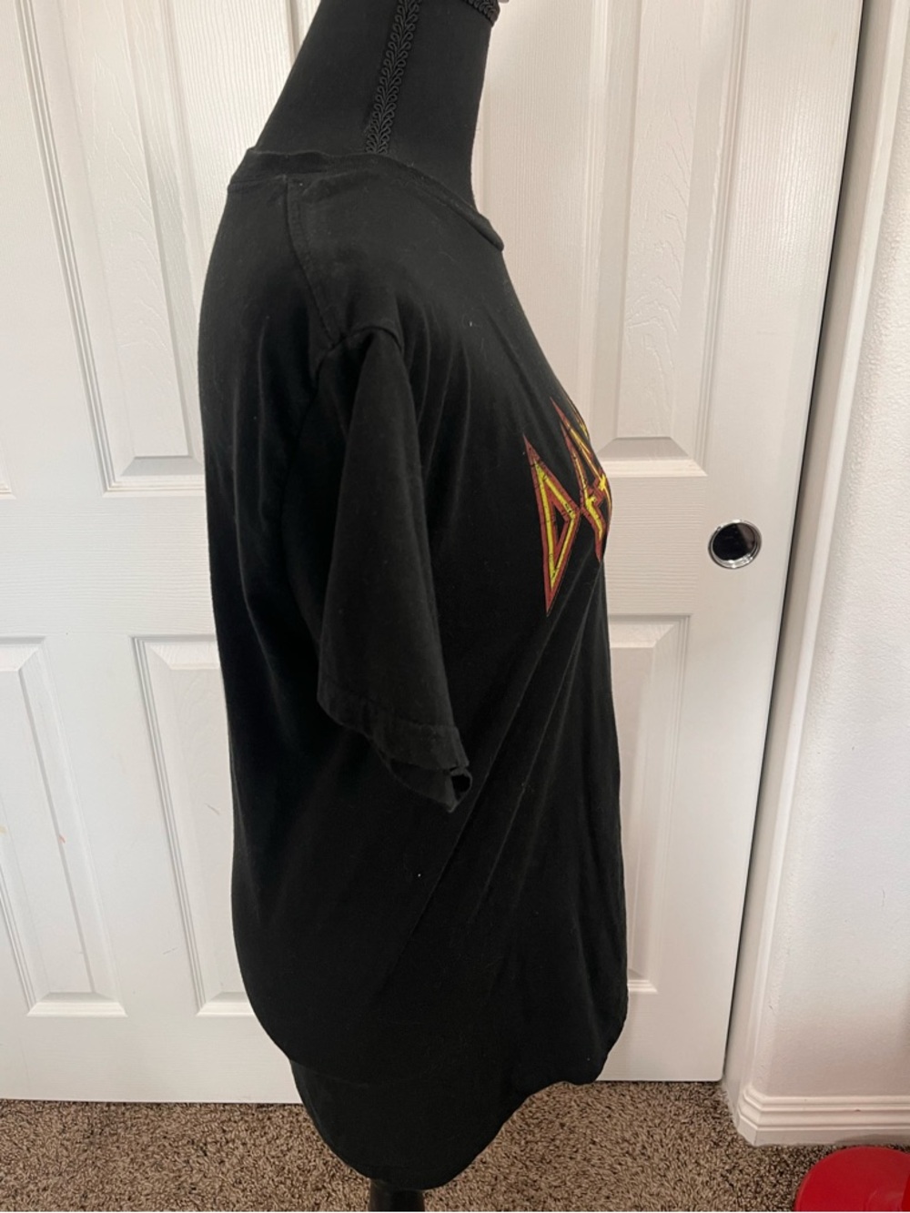 Def Leppard Black Band Graphic Tee Size Medium - Picture 4 of 6
